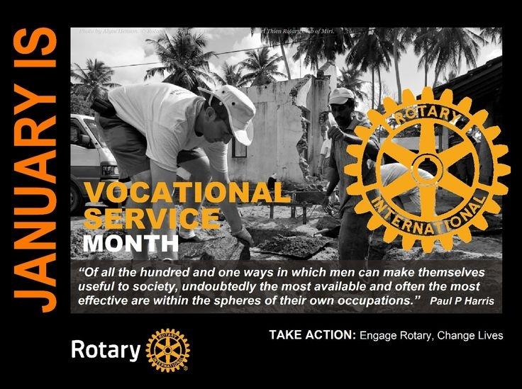 January is Vocational Service Month Rotary Club of Pagosa Springs
